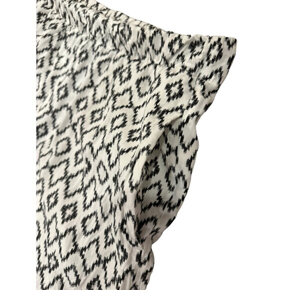 Banana Republic WIde Leg Geometric Print Pants Sz Medium - Picture 3 of 5